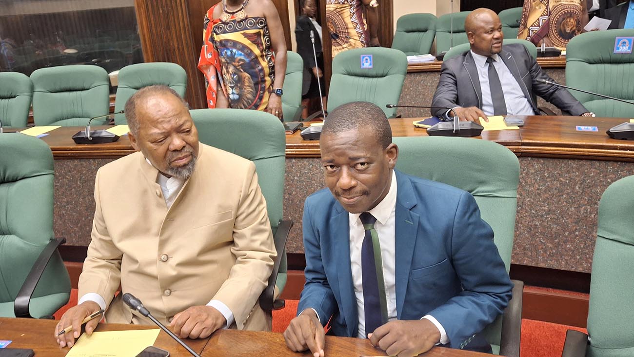 Cabinet ministers Dr Thambo Gina (L) and Bongani Nzima were also in attendance. (Pics: Ntombi Mhlongo)